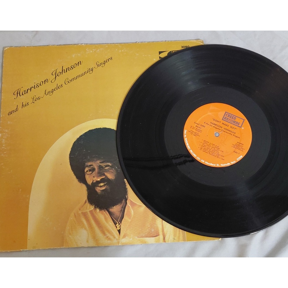 Harrison Johnson & Los Angeles Community Singers Don't Make War LP 1977 Gospel